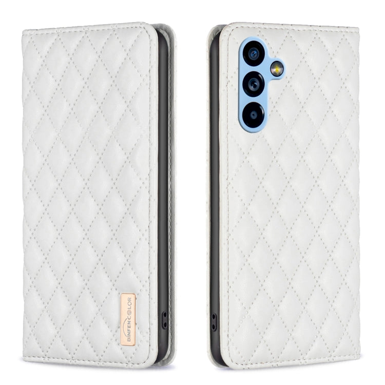 For Samsung Galaxy A54 5G Diamond Lattice Magnetic Leather Flip Phone Case