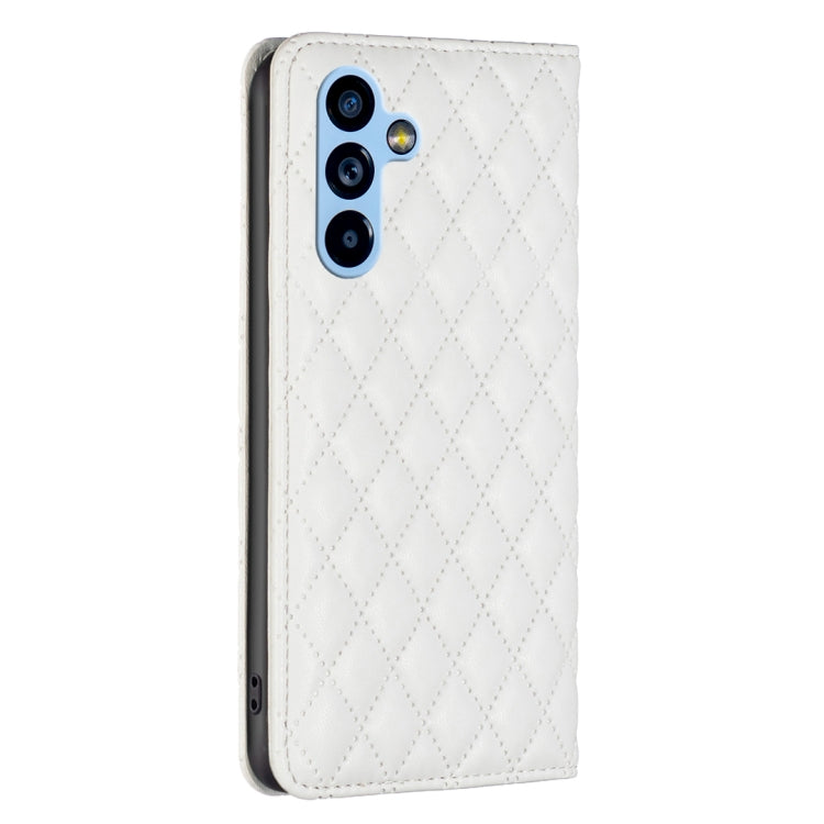 For Samsung Galaxy A54 5G Diamond Lattice Magnetic Leather Flip Phone Case