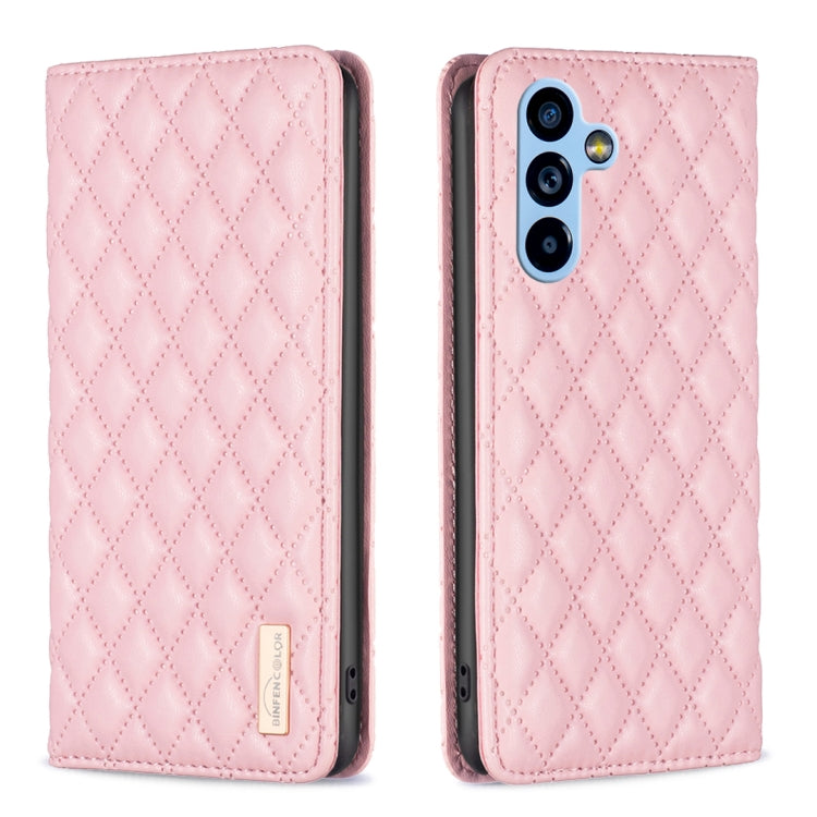 For Samsung Galaxy A54 5G Diamond Lattice Magnetic Leather Flip Phone Case