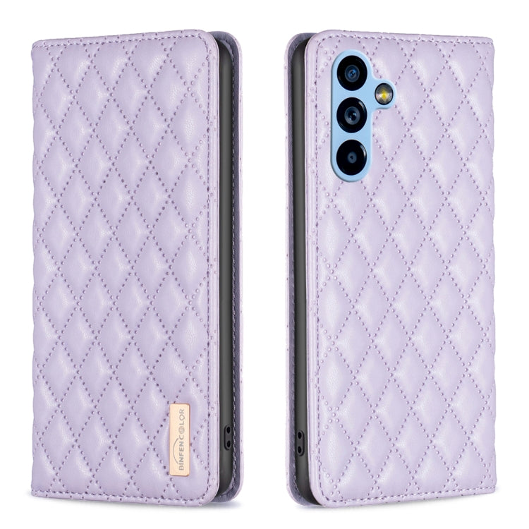 For Samsung Galaxy A54 5G Diamond Lattice Magnetic Leather Flip Phone Case