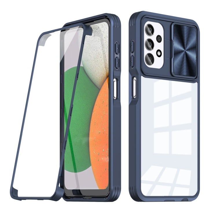For Samsung Galaxy A13 4G 360 degree Full Coverage Sliding Camshield Phone Case