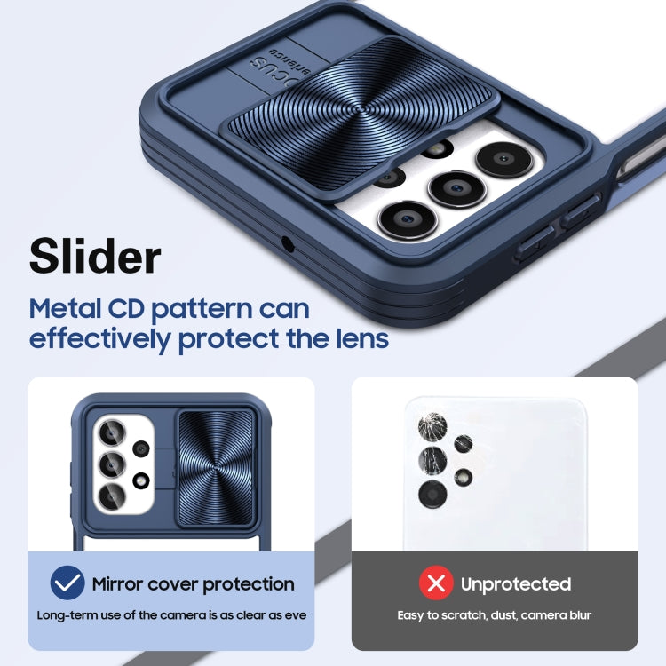 For Samsung Galaxy A13 4G 360 degree Full Coverage Sliding Camshield Phone Case