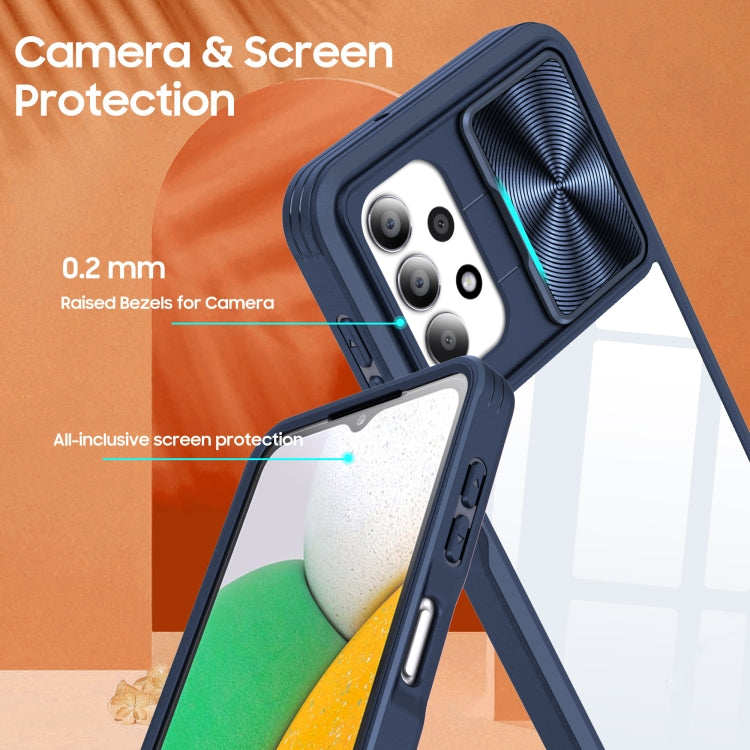 For Samsung Galaxy A13 4G 360 degree Full Coverage Sliding Camshield Phone Case