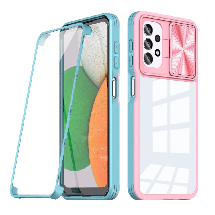 For Samsung Galaxy A13 4G 360 degree Full Coverage Sliding Camshield Phone Case