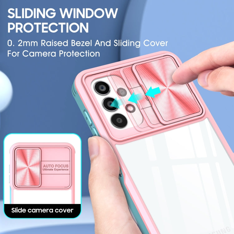 For Samsung Galaxy A13 4G 360 degree Full Coverage Sliding Camshield Phone Case