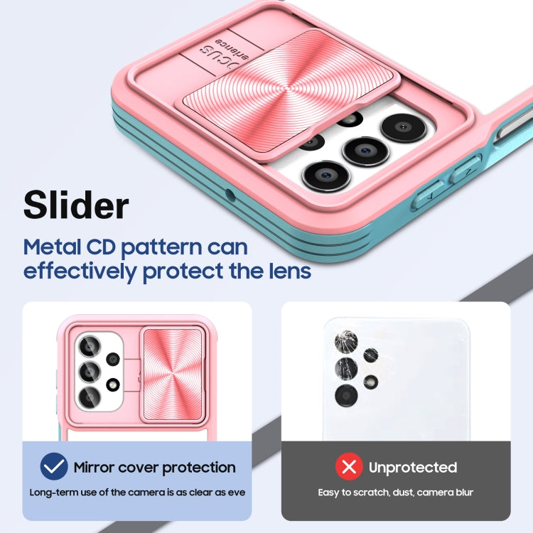 For Samsung Galaxy A13 4G 360 degree Full Coverage Sliding Camshield Phone Case