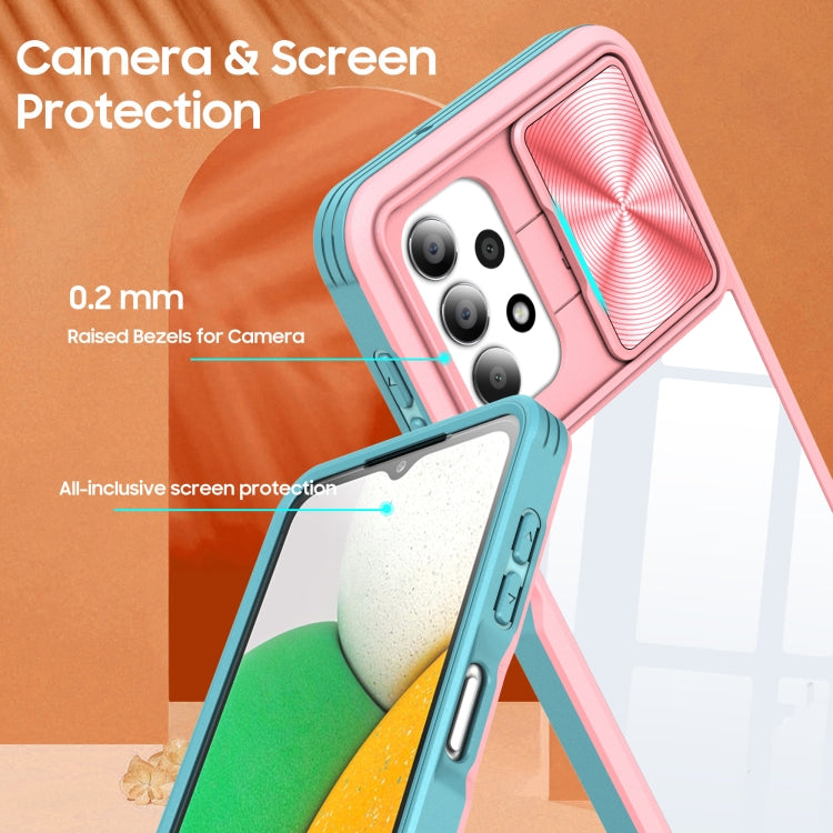For Samsung Galaxy A13 4G 360 degree Full Coverage Sliding Camshield Phone Case