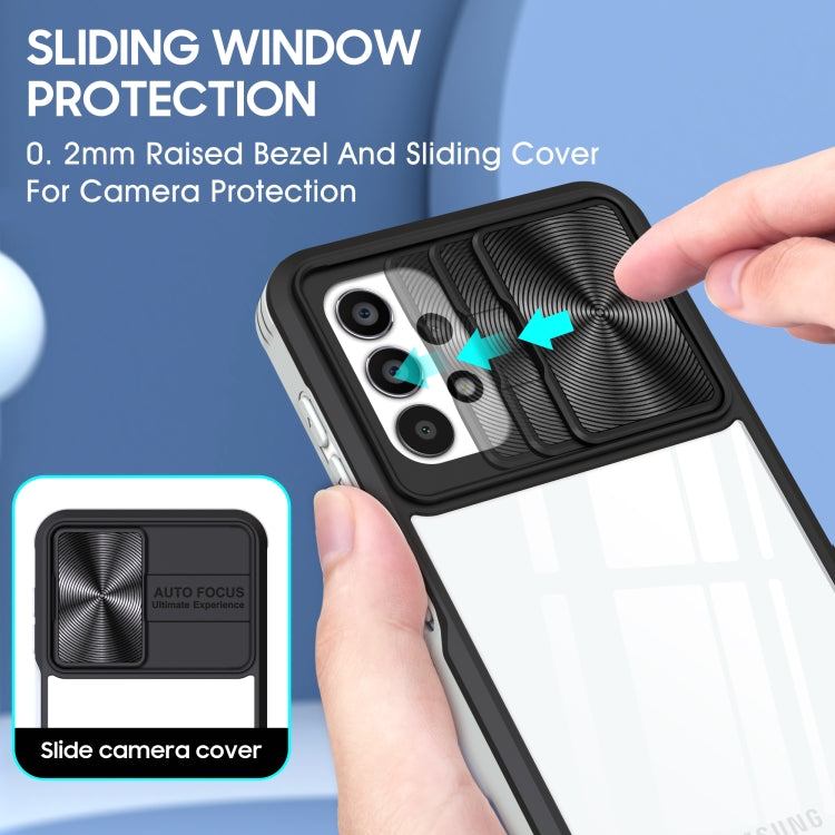 For Samsung Galaxy A13 4G 360 degree Full Coverage Sliding Camshield Phone Case