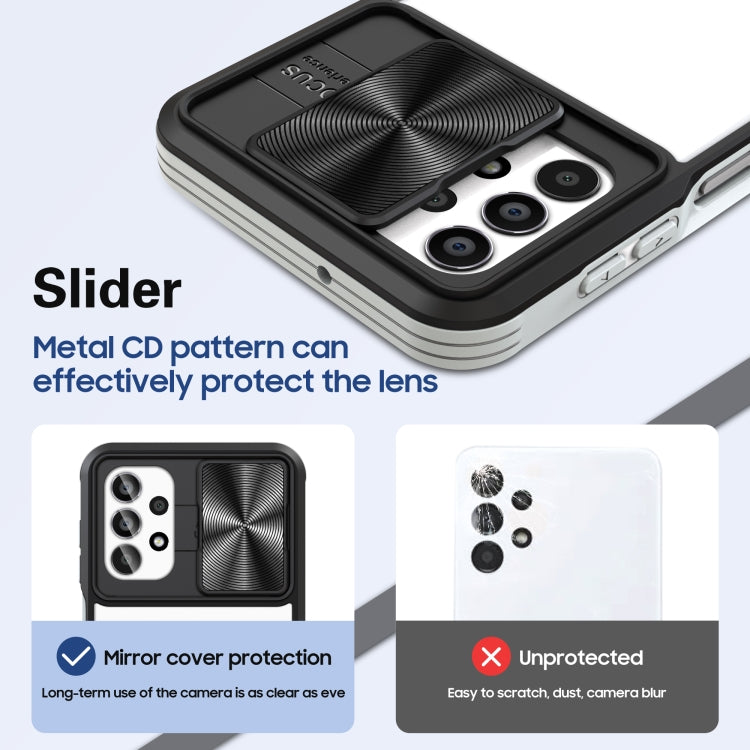 For Samsung Galaxy A13 4G 360 degree Full Coverage Sliding Camshield Phone Case