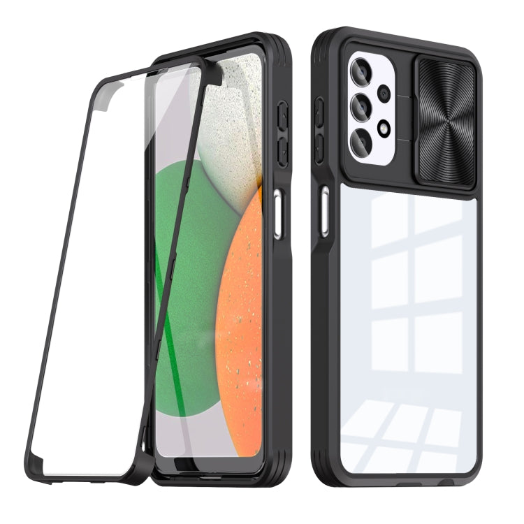 For Samsung Galaxy A13 4G 360 degree Full Coverage Sliding Camshield Phone Case