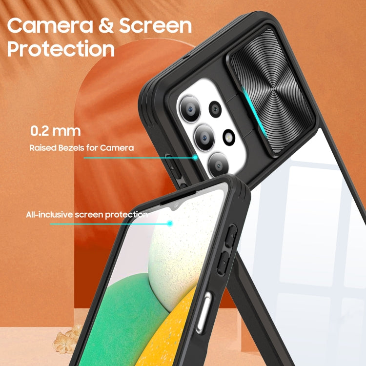 For Samsung Galaxy A13 4G 360 degree Full Coverage Sliding Camshield Phone Case