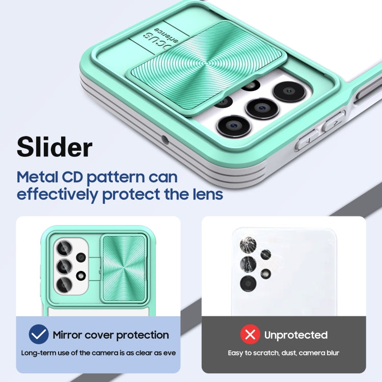 For Samsung Galaxy A13 4G 360 degree Full Coverage Sliding Camshield Phone Case