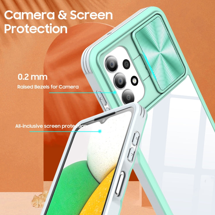 For Samsung Galaxy A13 4G 360 degree Full Coverage Sliding Camshield Phone Case