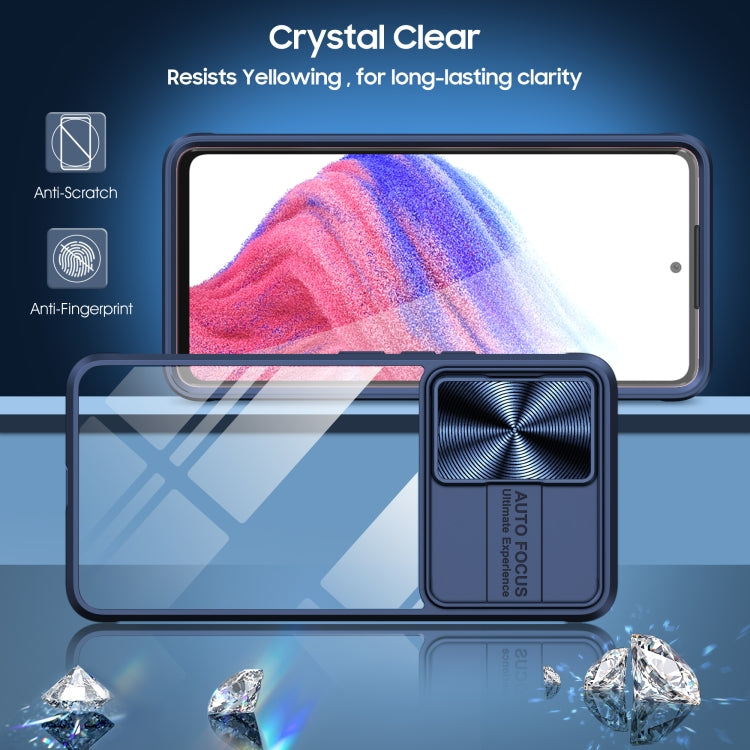For Samsung Galaxy A53 5G 360 degree Full Coverage Sliding Camshield Phone Case