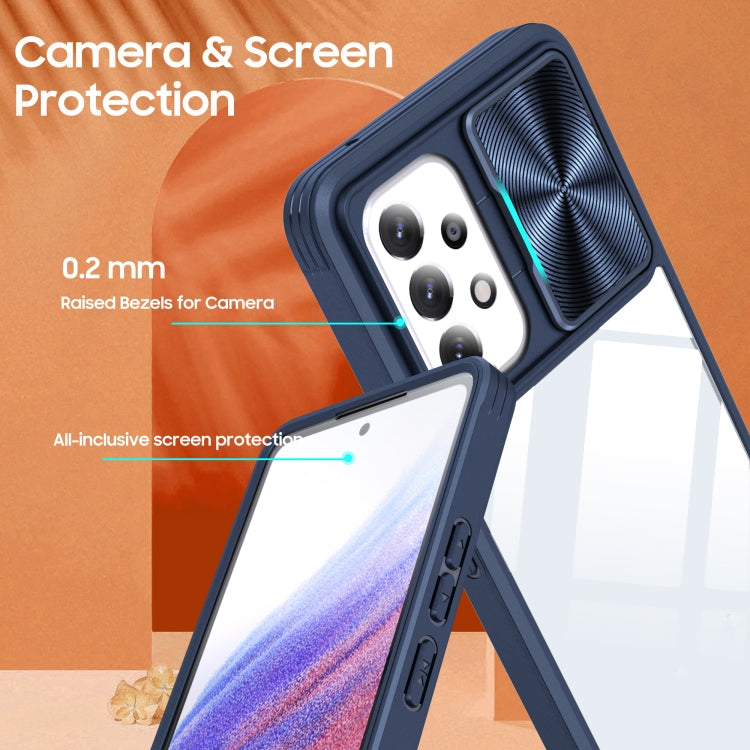 For Samsung Galaxy A53 5G 360 degree Full Coverage Sliding Camshield Phone Case