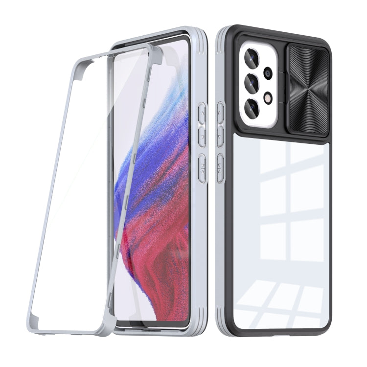 For Samsung Galaxy A53 5G 360 degree Full Coverage Sliding Camshield Phone Case