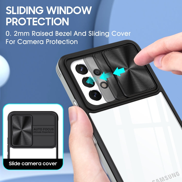 For Samsung Galaxy A53 5G 360 degree Full Coverage Sliding Camshield Phone Case