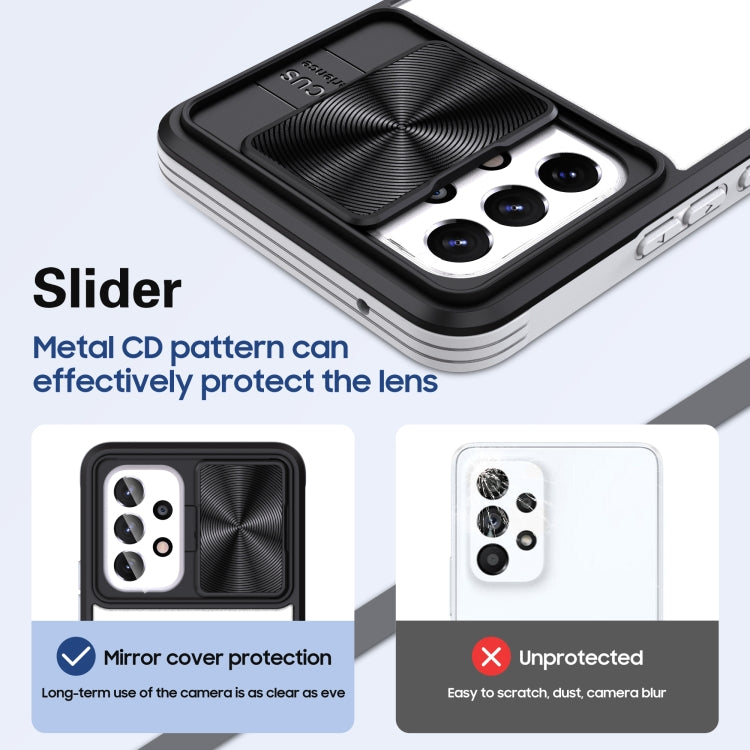 For Samsung Galaxy A53 5G 360 degree Full Coverage Sliding Camshield Phone Case