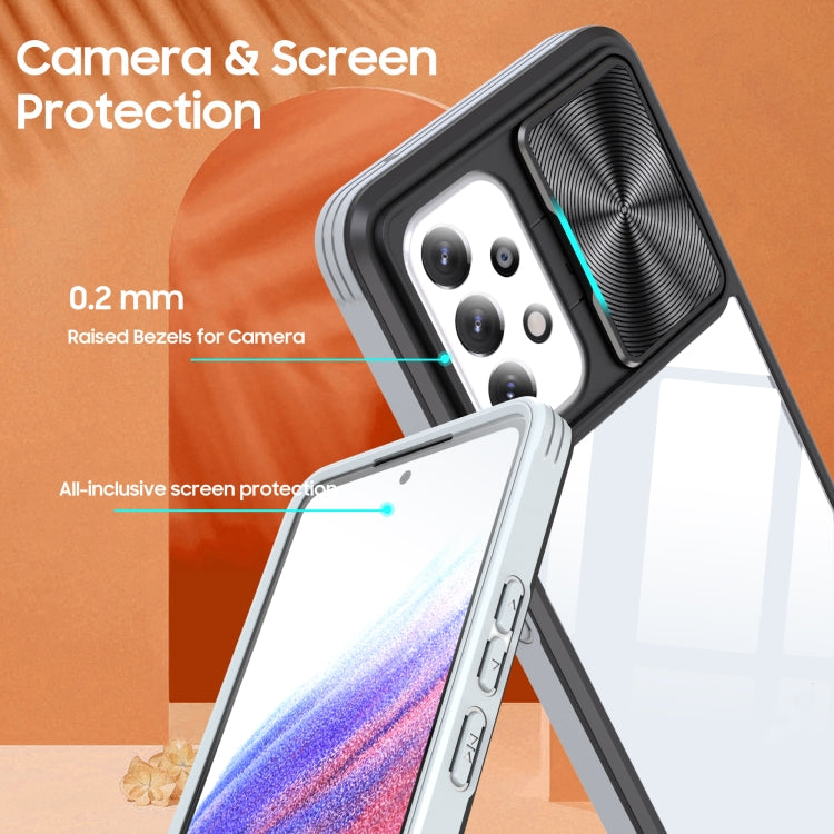 For Samsung Galaxy A53 5G 360 degree Full Coverage Sliding Camshield Phone Case