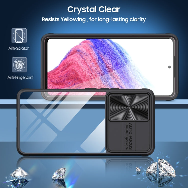 For Samsung Galaxy A53 5G 360 degree Full Coverage Sliding Camshield Phone Case