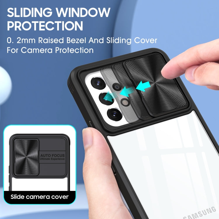 For Samsung Galaxy A53 5G 360 degree Full Coverage Sliding Camshield Phone Case