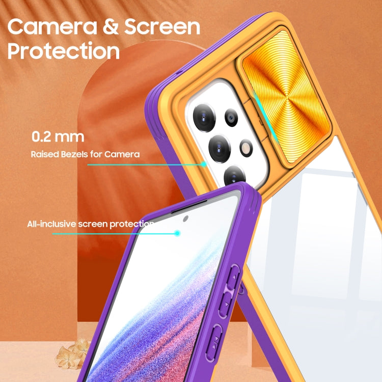 For Samsung Galaxy A53 5G 360 degree Full Coverage Sliding Camshield Phone Case