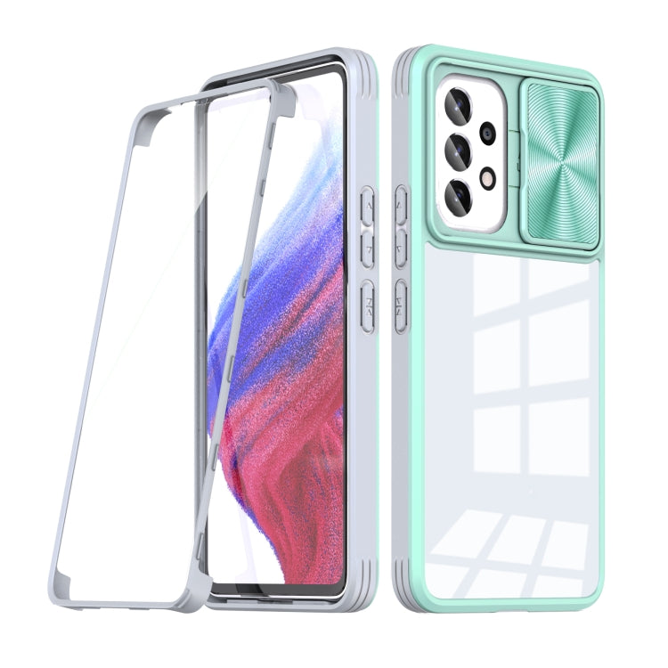 For Samsung Galaxy A53 5G 360 degree Full Coverage Sliding Camshield Phone Case