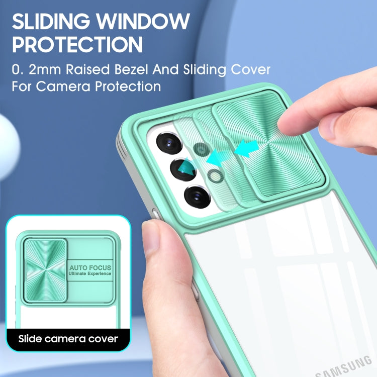 For Samsung Galaxy A53 5G 360 degree Full Coverage Sliding Camshield Phone Case