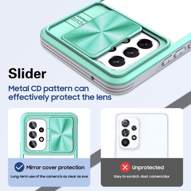 For Samsung Galaxy A53 5G 360 degree Full Coverage Sliding Camshield Phone Case