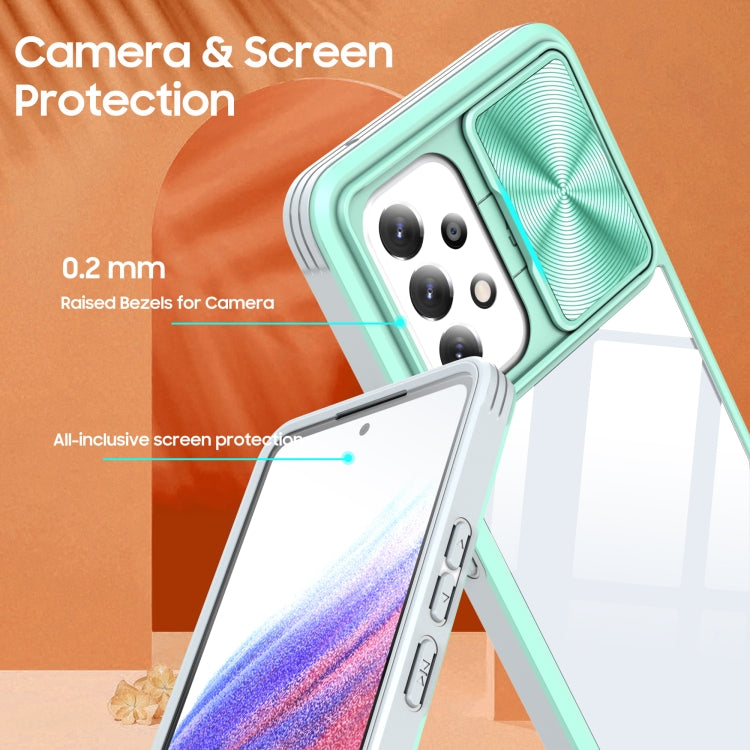 For Samsung Galaxy A53 5G 360 degree Full Coverage Sliding Camshield Phone Case