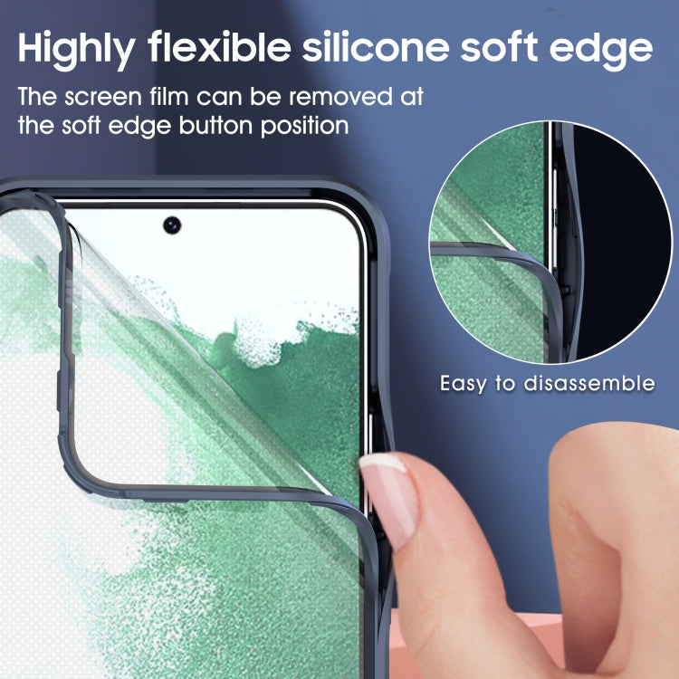 For Samsung Galaxy S22 5G 360 degree Full Coverage Sliding Camshield Phone Case