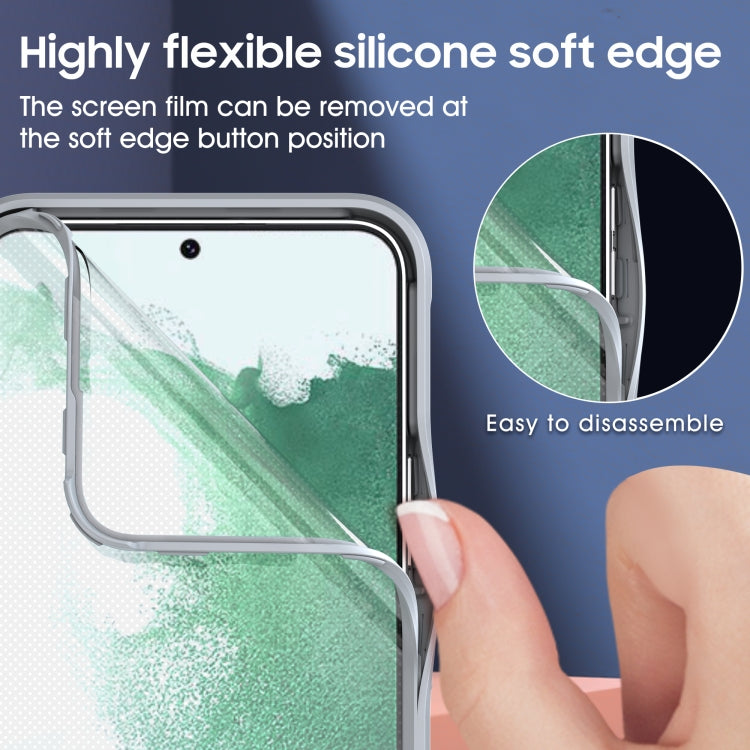 For Samsung Galaxy S22 5G 360 degree Full Coverage Sliding Camshield Phone Case