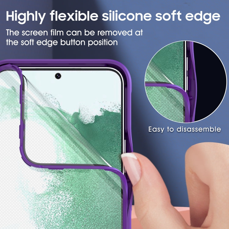 For Samsung Galaxy S22 5G 360 degree Full Coverage Sliding Camshield Phone Case
