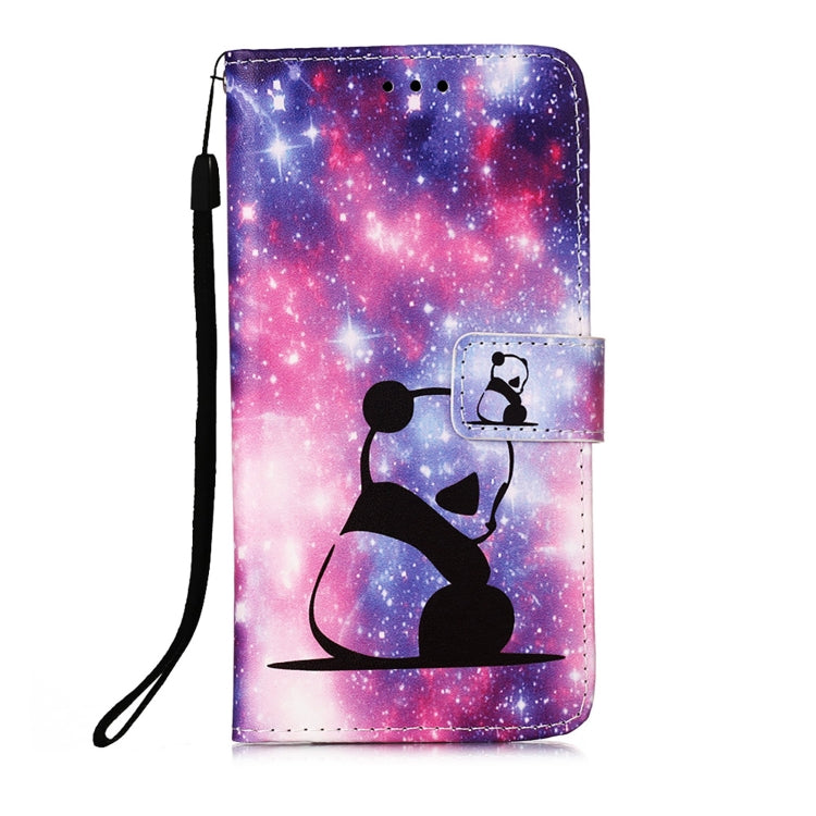 For Samsung Galaxy S23 5G Colored Drawing Pattern Plain Weave Leather Phone Case