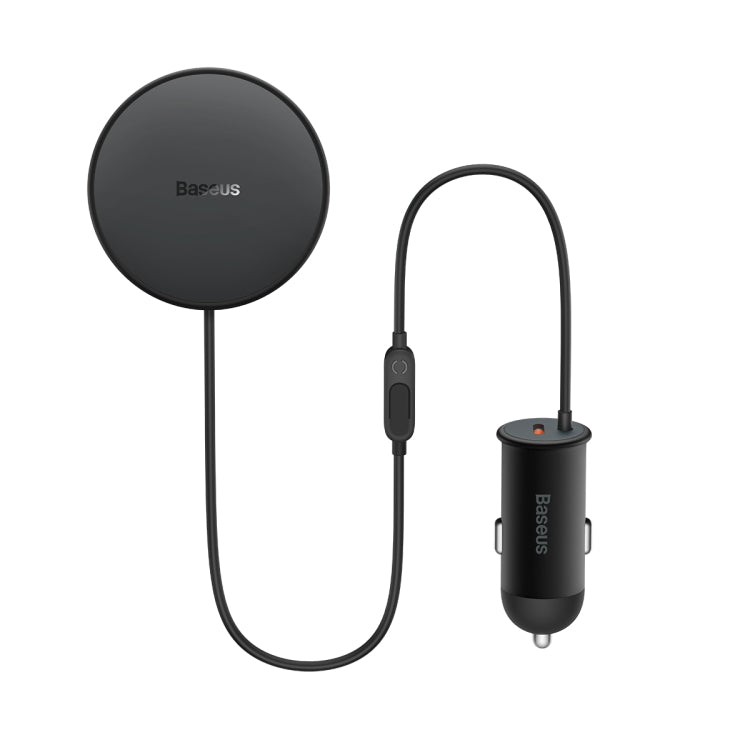 Baseus CW01 40W Magnetic Wireless Charging Car Holder, Interface:USB-C / Type-C