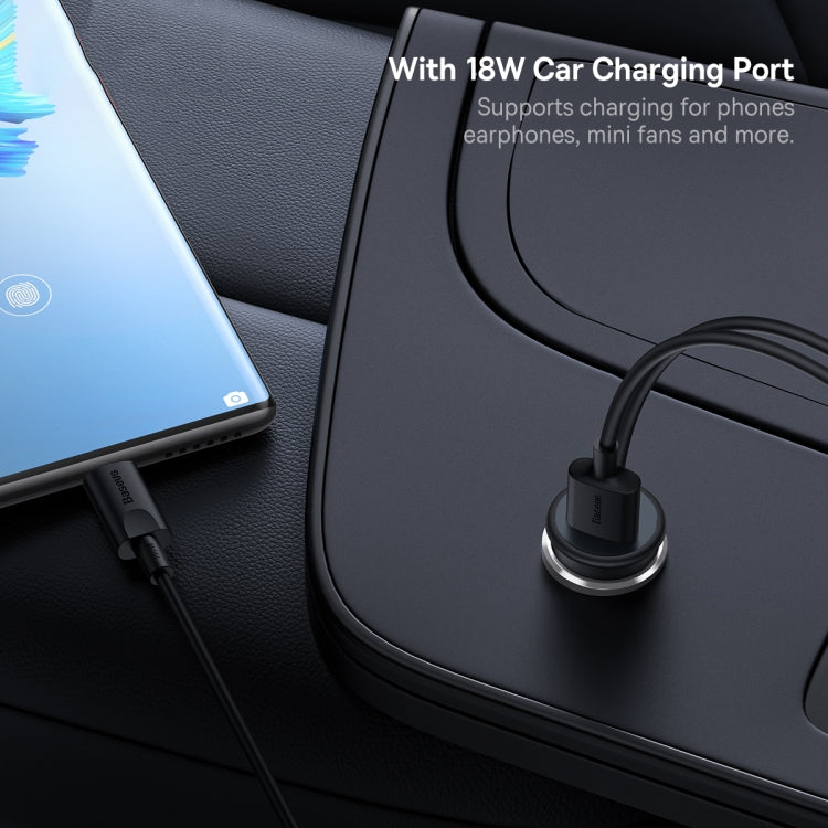 Baseus CW01 40W Magnetic Wireless Charging Car Holder, Interface:USB-C / Type-C