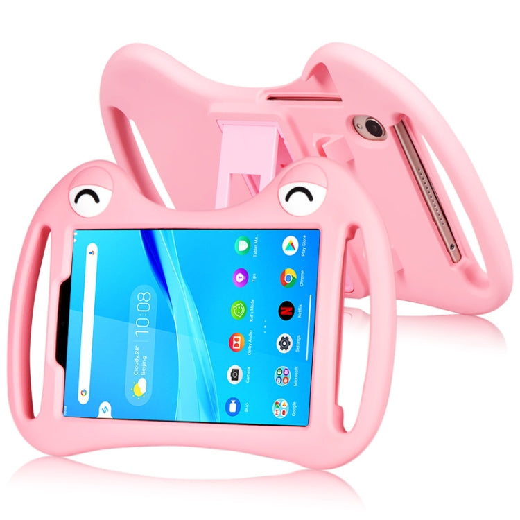 For TCL Tab 8 4G Cartoon Silicone Shockproof Protective Tablet Case with Stand & Handheld