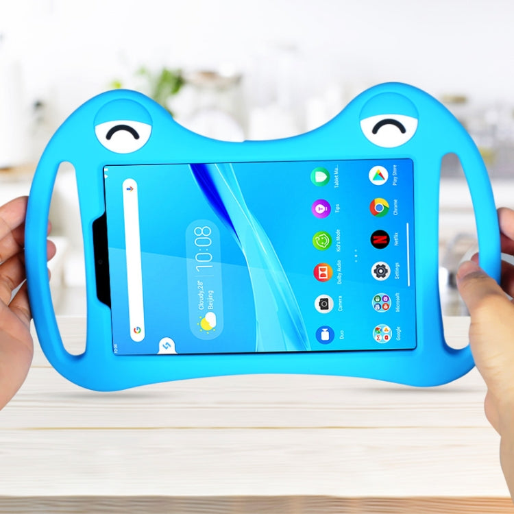 For TCL Tab 8 4G Cartoon Silicone Shockproof Protective Tablet Case with Stand & Handheld