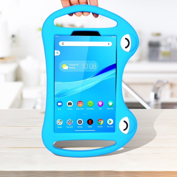 For TCL Tab 8 4G Cartoon Silicone Shockproof Protective Tablet Case with Stand & Handheld