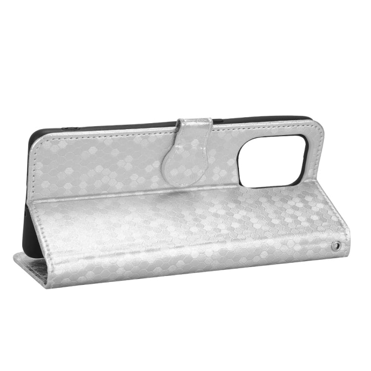 For OPPO Find X5 Honeycomb Dot Texture Leather Phone Case