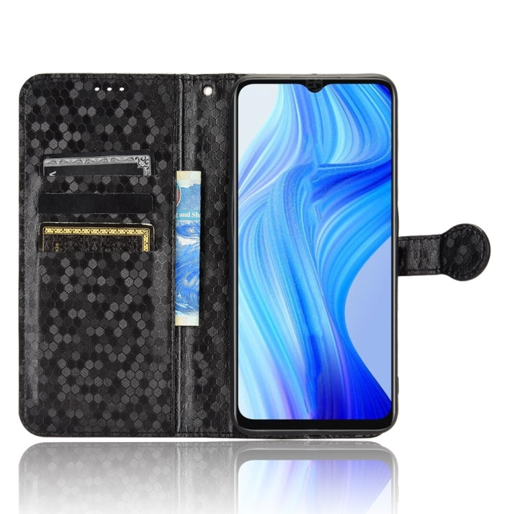 For Realme V20 5G Honeycomb Dot Texture Leather Phone Case