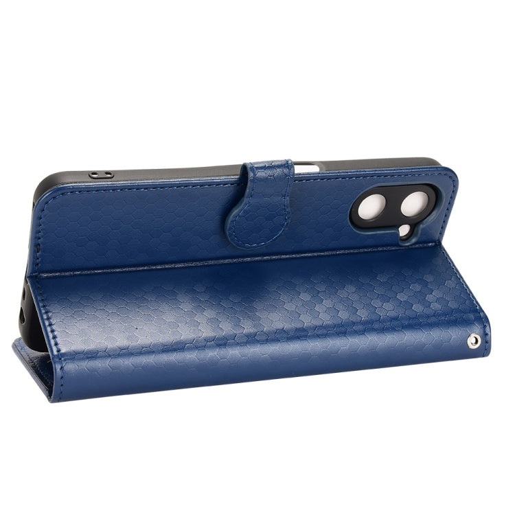 For Realme V20 5G Honeycomb Dot Texture Leather Phone Case