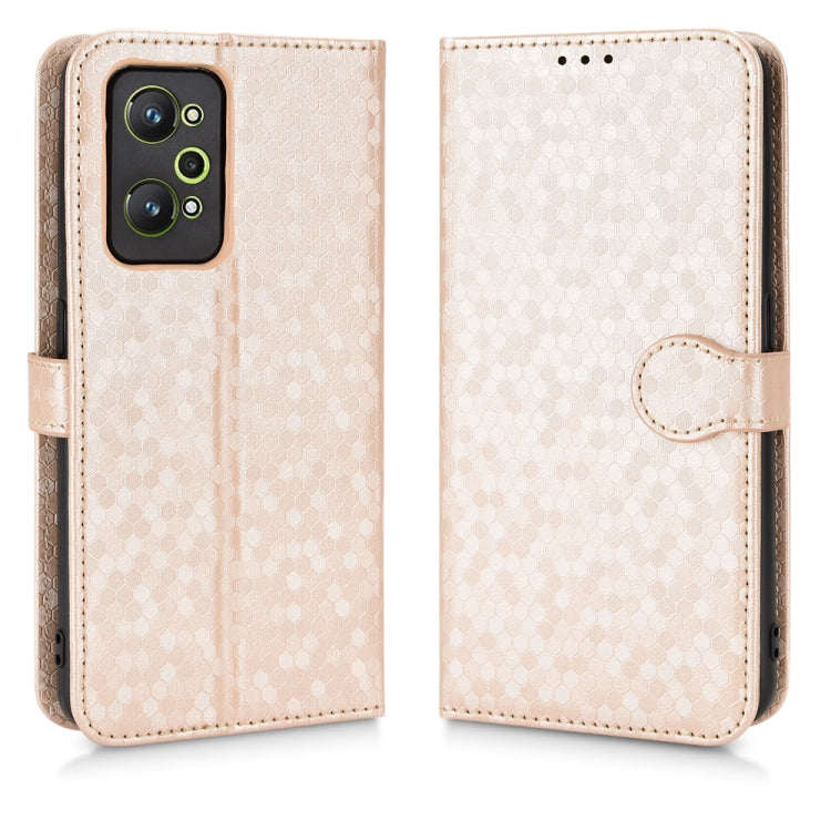 For Realme GT Neo2 Honeycomb Dot Texture Leather Phone Case