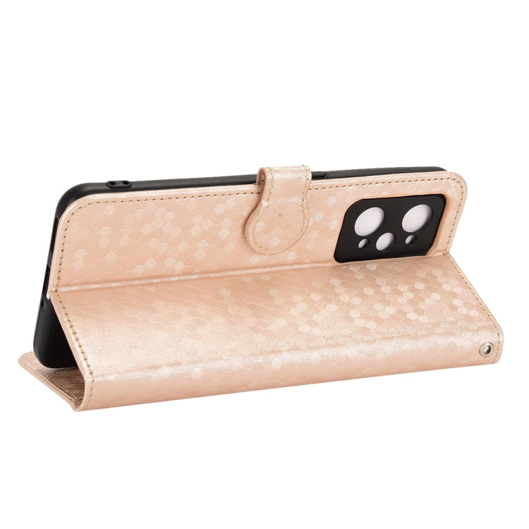 For Realme GT Neo2 Honeycomb Dot Texture Leather Phone Case
