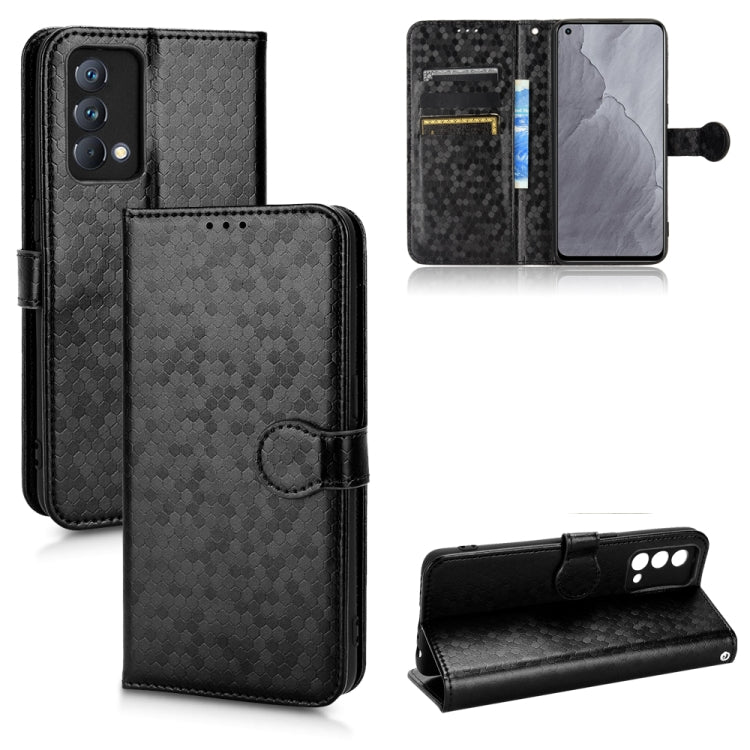For Realme GT Master/Q3 Pro Carnival/K9 Master Honeycomb Dot Texture Leather Phone Case