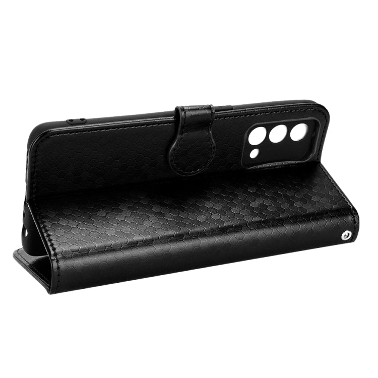 For Realme GT Master/Q3 Pro Carnival/K9 Master Honeycomb Dot Texture Leather Phone Case