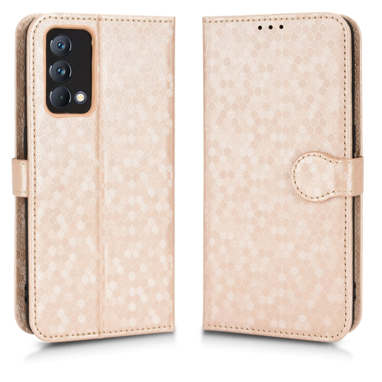 For Realme GT Master/Q3 Pro Carnival/K9 Master Honeycomb Dot Texture Leather Phone Case