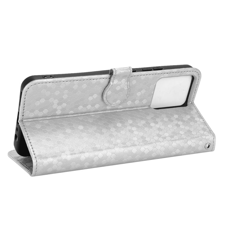 For Realme C30 4G Honeycomb Dot Texture Leather Phone Case