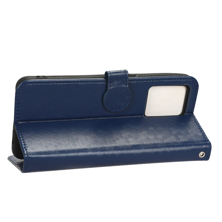 For Realme 9 4G / 9 Pro+ Honeycomb Dot Texture Leather Phone Case