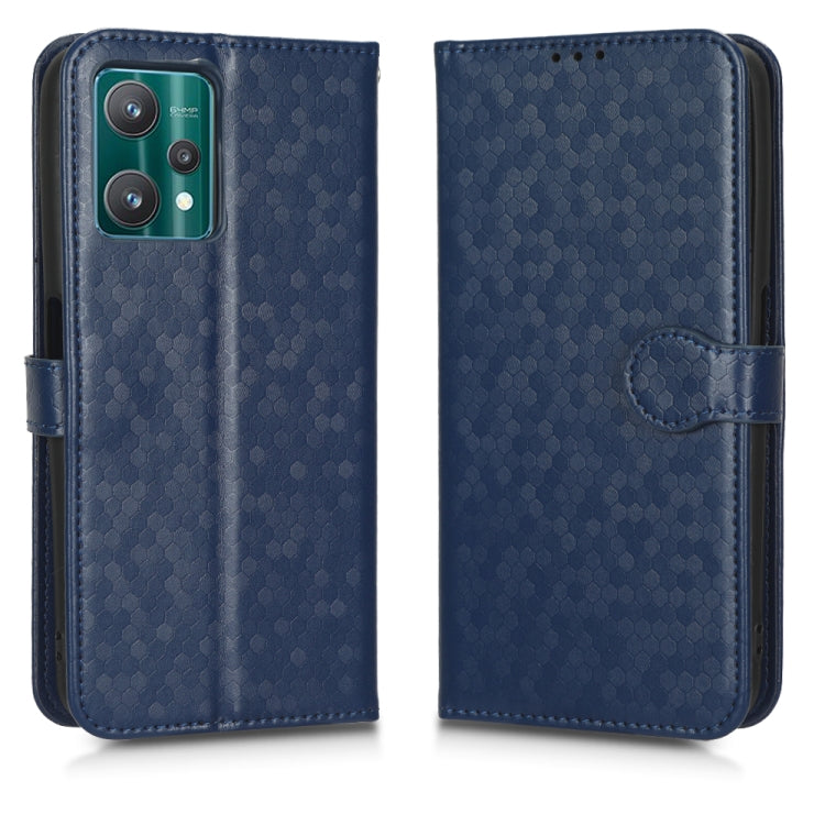For Realme 9 5G / 9 Pro / Q5 Honeycomb Dot Texture Leather Phone Case